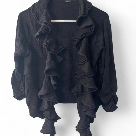 BCBGMaxAzria Sweaters - BCBGMaxAzria Black Knit Cardigan